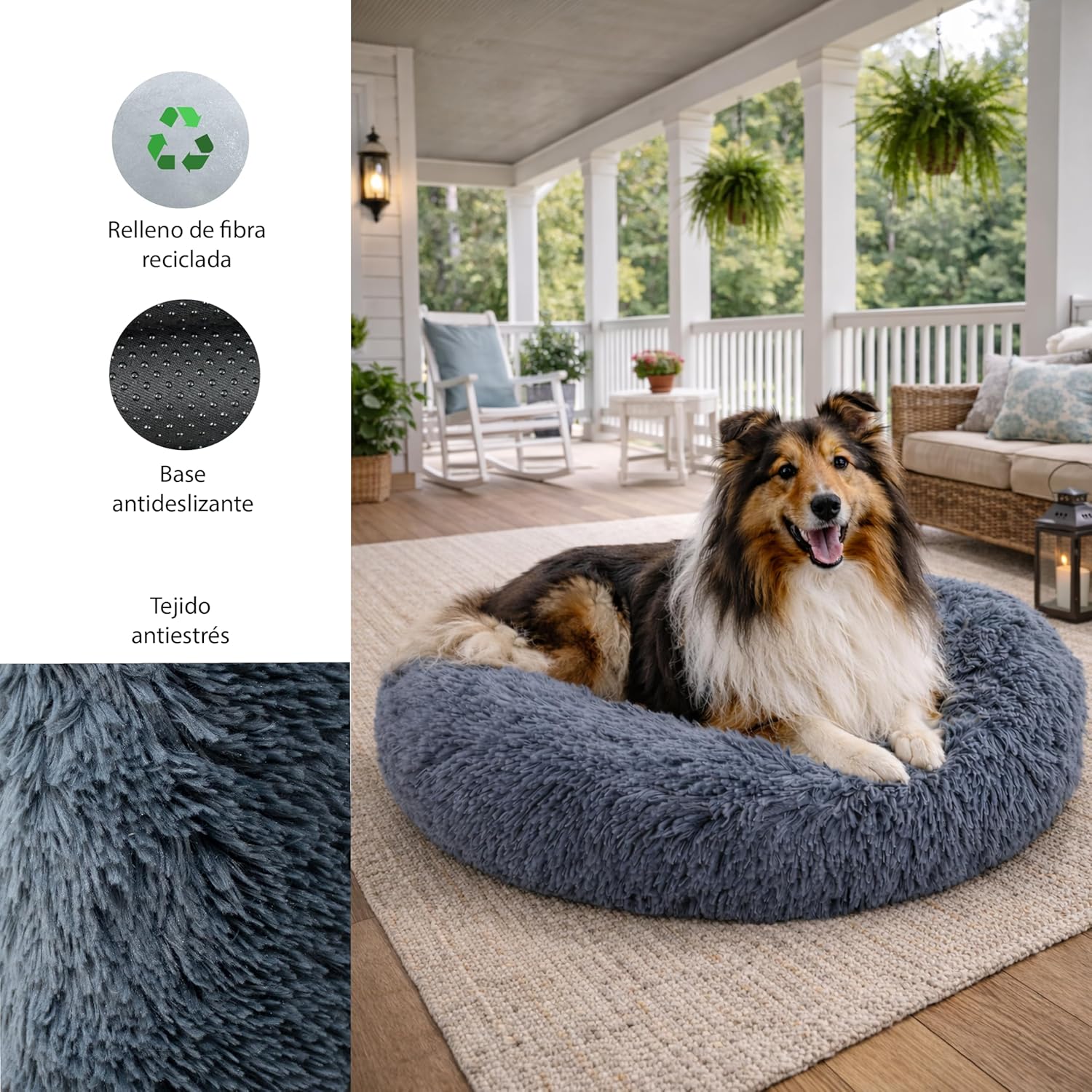 Cama Calmante Donut Anti-Estrés
